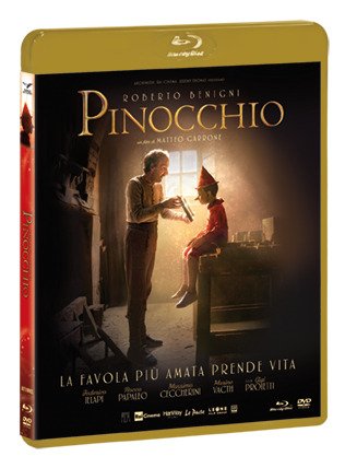 Cover for Roberto Benigni,massimo Ceccherini,rocco Papaleo,marine Vacth · Pinocchio (Blu-ray+dvd) (Blu-ray) (2020)