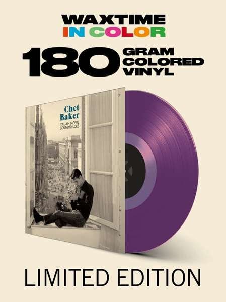 Cover for Chet Baker · Italian Movie Soundtracks (Limited Transparent Purple Vinyl) (LP) [Coloured edition] (2018)