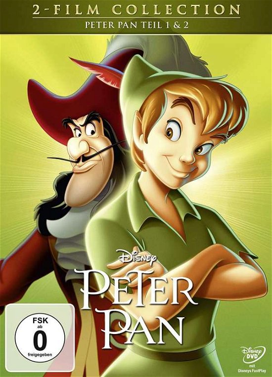 Cover for Peter Pan (Disney Classics + 2. Teil)  [2 DVDs] (DVD) (2018)