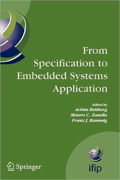 Cover for A Rettberg · From Specification to Embedded Systems Application - Ifip Advances in Information and Communication Technology (Inbunden Bok) (2005)