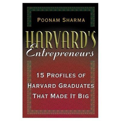 Cover for Poonam Sharma · Harvard's Entrepreneurs (Hardcover Book) (2021)