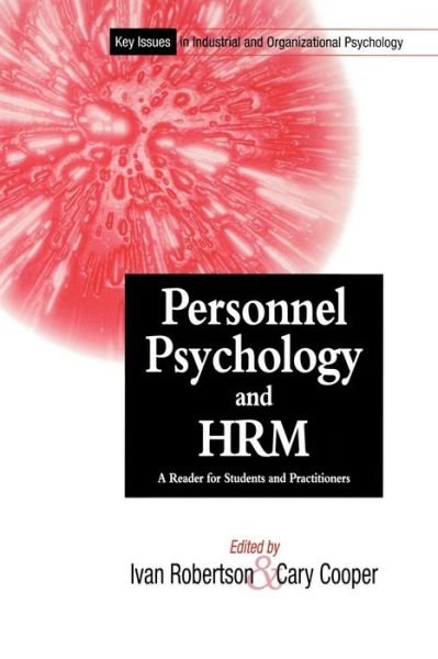 Cover for IT Robertson · Personnel Psychology and Human Resources Management: A Reader for Students and Practitioners - Key Issues in Industrial &amp; Organizational Psychology (Pocketbok) (2001)