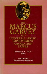 Cover for Marcus Garvey · The Marcus Garvey and Universal Negro Improvement Association Papers, Vol. III: September 1920-August 1921 - The Marcus Garvey and Universal Negro Improvement Association Papers (Hardcover Book) (1984)