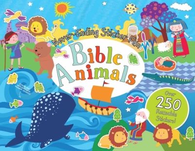 Cover for Harvest House Publishers · Never-Ending Sticker Fun: Bible Animals (Spiral Book) (2017)