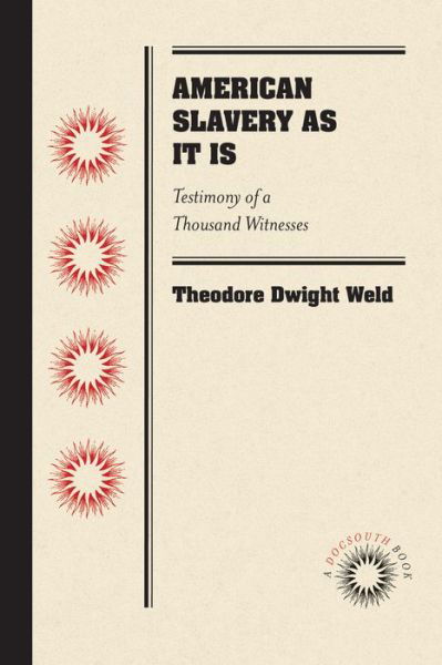 Cover for Theodore Dwight Weld · American Slavery As It Is: Testimony of a Thousand Witnesses (Pocketbok) [1 New edition] (2011)
