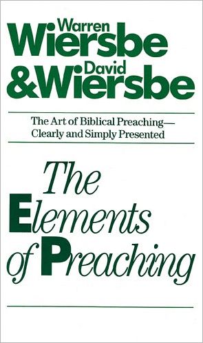 Cover for Warren W. Wiersbe · Elements of Preaching (Paperback Book) (1986)