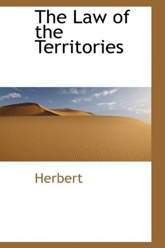 Cover for Brian Herbert · The Law of the Territories (Hardcover Book) (2009)