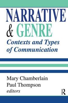 Cover for Paul Thompson · Narrative and Genre: Contexts and Types of Communication (Hardcover Book) (2017)