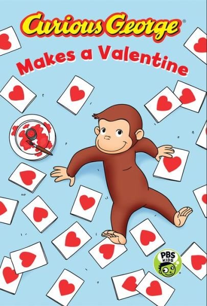 Cover for H. A. Rey · Curious George Makes a Valentine (CGTV Reader) - Curious George (Innbunden bok) (2017)