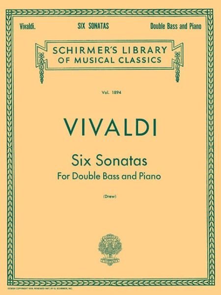 Cover for Antonio Vivaldi · Six Sonatas (Bok) (1987)