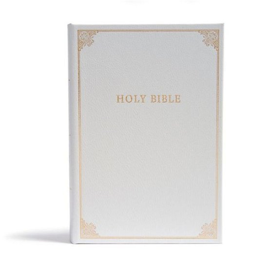 Cover for CSB Bibles by Holman · CSB Family Bible, White Bonded Leather Over Board (Buch) (2018)