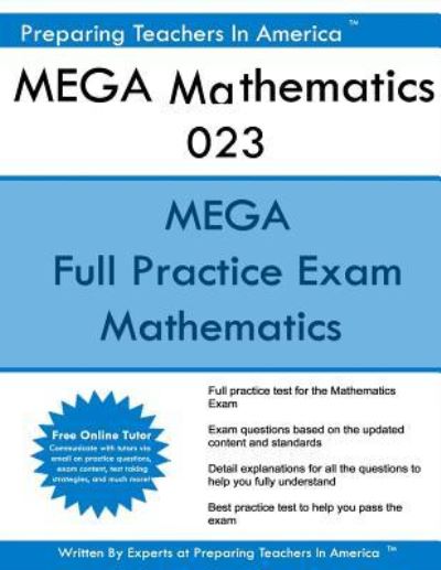 Cover for Preparing Teachers In America · MEGA Mathematics 023 : MEGA Math Missouri Educator Gateway Assessments (Paperback Book) (2016)