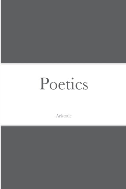 Cover for Aristotle · Poetics (Pocketbok) (2020)
