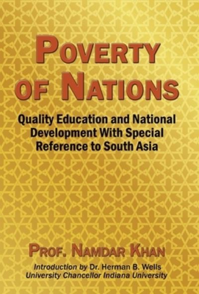 Cover for Namdar Khan · Poverty of Nations (Hardcover Book) (2021)