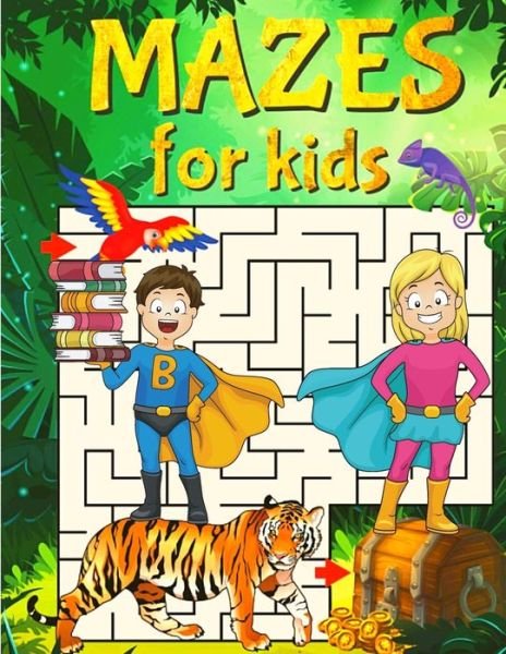 Cover for Exotic Publisher · Super Mazes for Super Kids (Paperback Book) (2024)