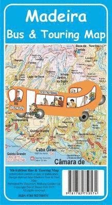 Cover for David Brawn · Madeira Bus &amp; Touring Map 7th edition (Book) (2023)
