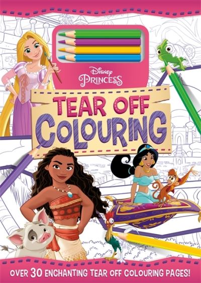 Disney Princess Tear Off Colouring (Bok) (2021)