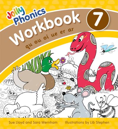 Cover for Sara Wernham · Jolly Phonics Workbook 7: in Precursive Letters (British English edition) - Jolly Phonics Workbooks, set of 1–7 (Paperback Book) (2021)