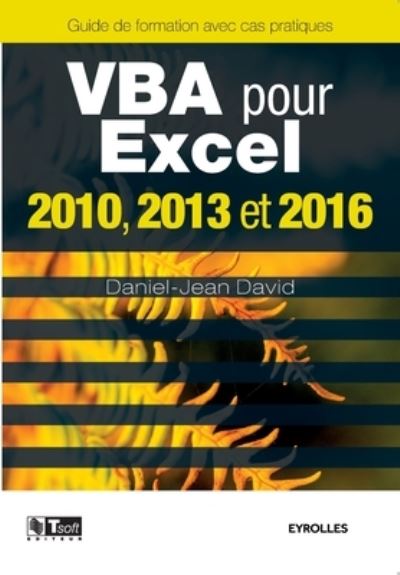 Cover for Daniel-Jean David · VBA pour Excel 2010, 2013 et 2016 (Pocketbok) (2016)