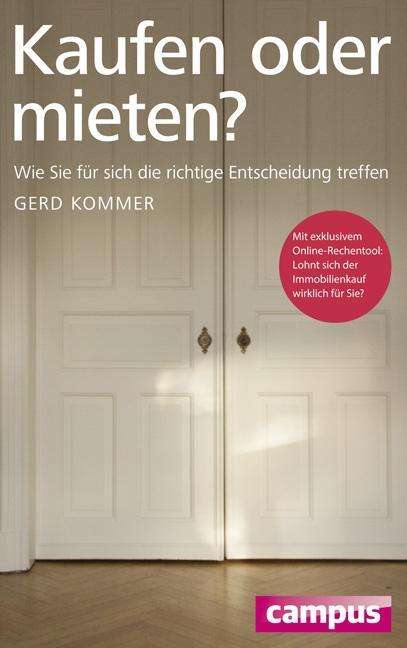 Cover for Kommer · Kaufen oder mieten? (Book)