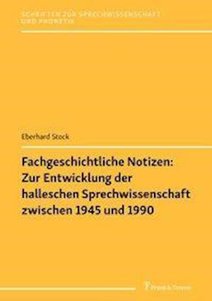 Cover for Stock · Fachgeschichtliche Notizen: Zur E (Book)