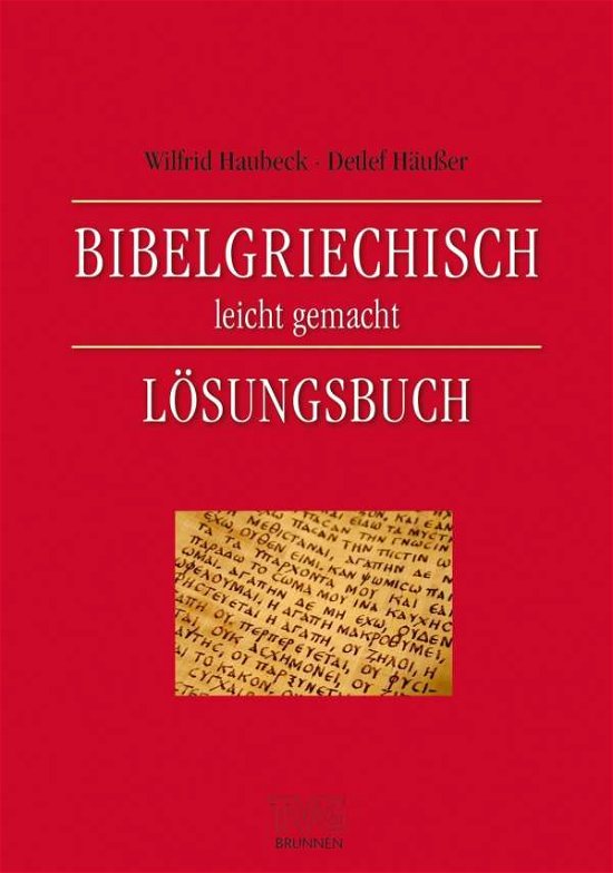 Cover for Haubeck · Bibelgriechisch leicht gemacht (Book)