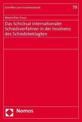 Cover for Kraus · Das Schicksal internationaler Sch (Bok) (2020)