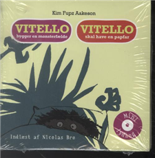 Gyldendals mini lydbøger for børn: Vitello bygger en monsterfælde & Vitello skal have en papfar - Kim Fupz Aakeson - Bøger - Gyldendal - 9788702144574 - 7. december 2012