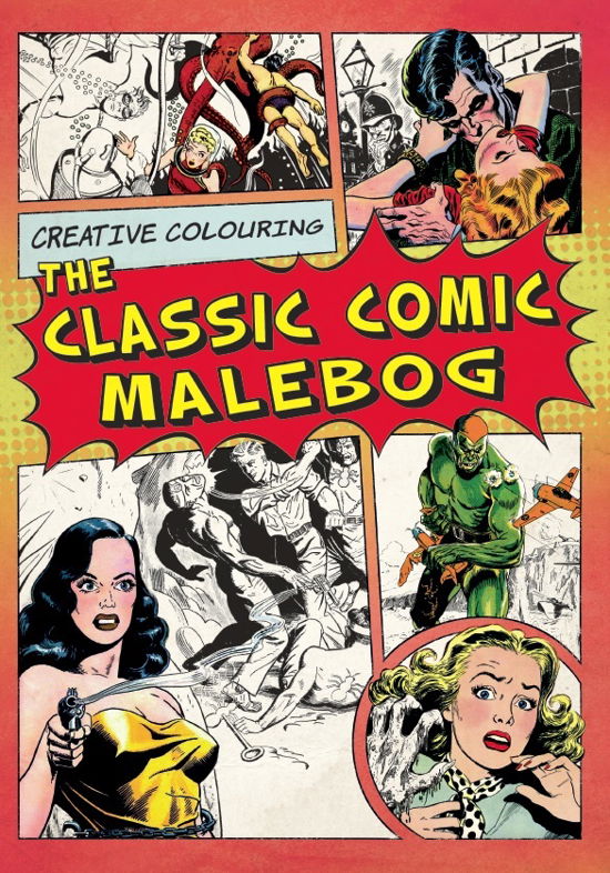 Cover for Karrusel Forlag · Creative Colouring: The Classic Comic Malebog (Taschenbuch) (2018)