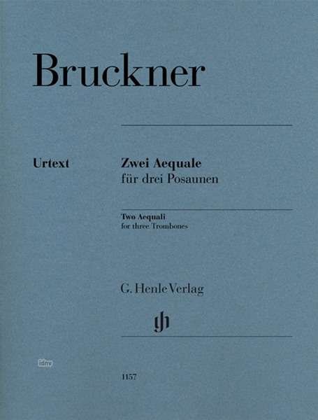 Cover for Bruckner · Zwei Aequale für drei Posaunen (Book)