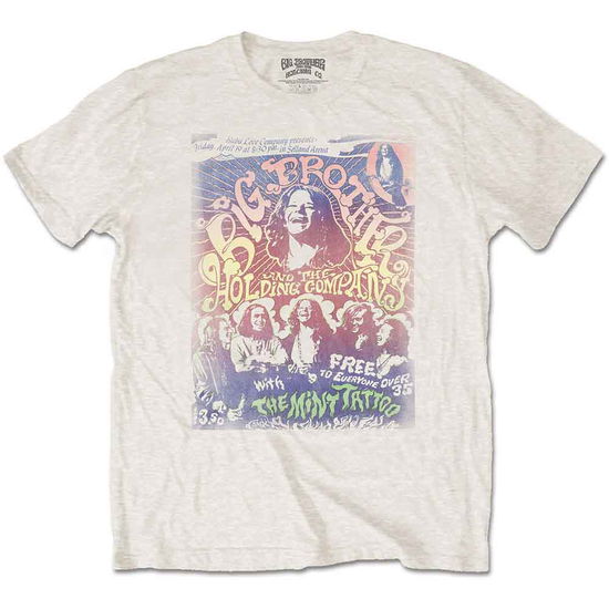 Cover for Big Brother &amp; The Holding Company · Big Brother &amp; The Holding Company Unisex T-Shirt: Selland Arena (Natural) (T-shirt)