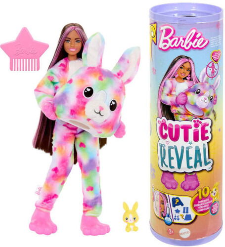 Cover for Barbie Cutie Reveal · Barbie Cutie Reveal Color Wow Barbie Black Bunny (MERCH) (2024)