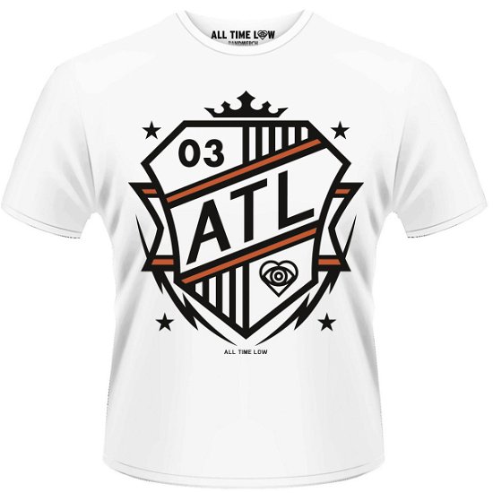 Cover for All Time Low · Shield White (T-shirt) [size L] (2015)
