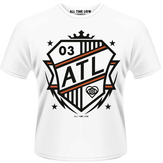 Cover for All Time Low · Shield White (T-shirt) [size L] (2015)