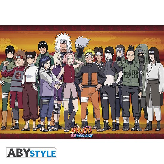 Cover for Naruto Shippuden: ABYstyle · NARUTO SHIPPUDEN - Poster 91X61 - Ninja Konoha (MERCH) (2019)