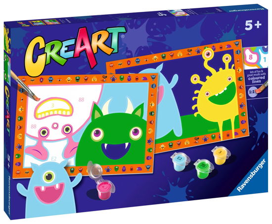 Ravensburger: Creart Serie Junior: 2 X Monsters - Ravensburger - Merchandise - Ravensburger - 4005556235575 - 