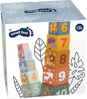 Stapelblokken Safari Karton 10dlg. - Small Foot - Annan -  - 4020972119575 - 7 oktober 2024