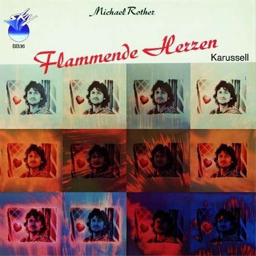 Cover for Michael Rother · Flammende Herzen / Karussell (7&quot;) [EP edition] (2009)
