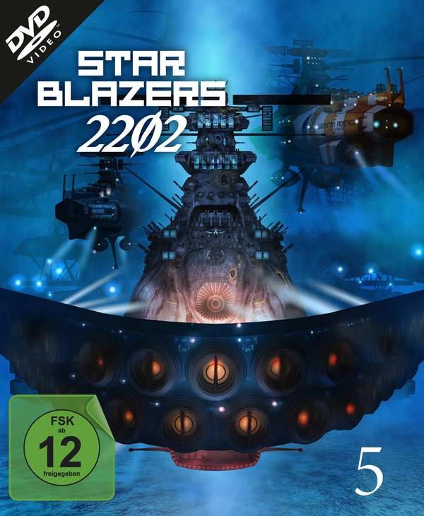 Star Blazers 2202 Space Battleship Yamato Vol.5 ep. 22 26 dvd