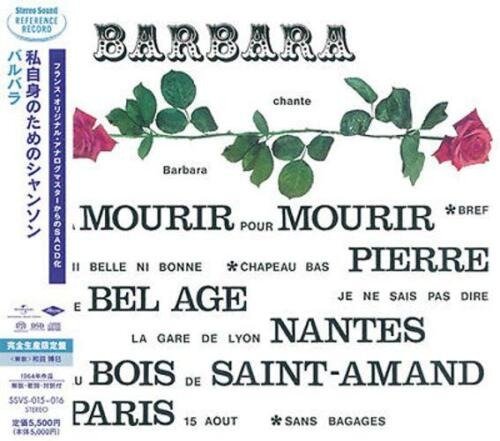 Barbara Chante Barbara - Barbara - Musikk - STEREO SOUND - 4571177052575 - 12. mars 2021