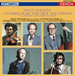 Cover for Heinz Holliger · Chamber Music For Oboe And Strings (CD) (2012)