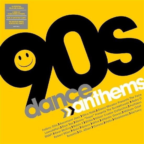Cover for 90s Dance Anthems / Various · 90's Dance Anthems (LP) (2019)