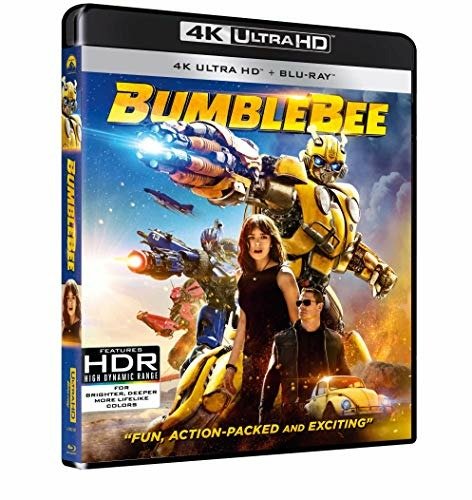 Cover for John Cena,john Ortiz,hailee Steinfeld · Bumblebee (Blu-Ray 4K+Blu-Ray) (Blu-ray) (2019)