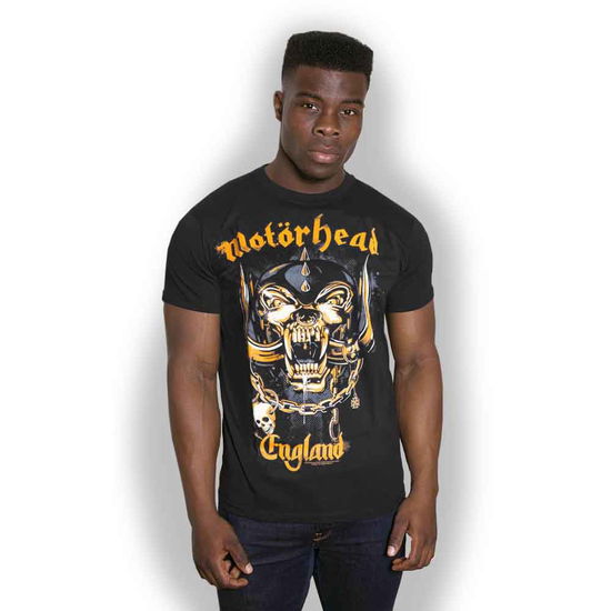 Motorhead Unisex T-Shirt: Mustard Pig (Black) - Motörhead - Merchandise - Global - Apparel - 5055295365575 - August 6, 2013