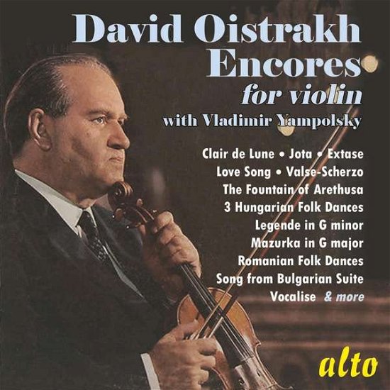 Cover for David Oistrakh / Various Artists · David Oistrakh: Encores - Werke Von Debussy. Ysayw. Prokofieff U.A. (CD) (2018)