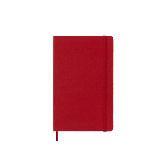Moleskine 2025 18-Month Weekly Large Hardcover Notebook: Scarlet Red - Moleskine - Books - Moleskine - 8056999270575 - March 21, 2024