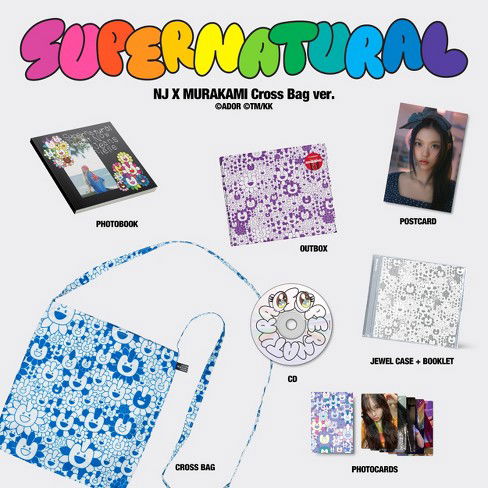 NEWJEANS · Supernatural (NJ X MURAKAMI) (CD/Merch) [Cross Bag w. WEVERSE Extra Gift edition] (2024)