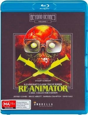 Cover for Blu · Re-animator (Inc Integral Cut) (Blu Ray) (Blu-ray) (2018)