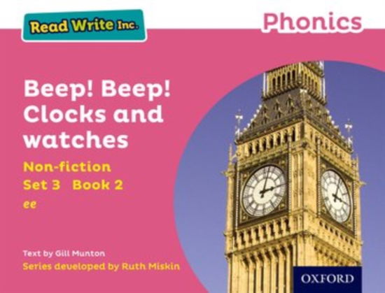 Cover for Gill Munton · Read Write Inc. Phonics: Beep! Beep! Clocks and Watches (Pink Set 3 Non-fiction 2) - Read Write Inc. Phonics (Paperback Book) (2016)