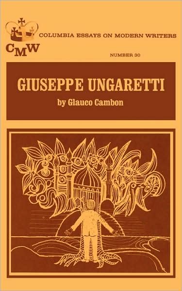 Cover for Glauco Cambon · Giuseppe Ungaretti (Pocketbok) (1967)